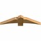 Ekena Millwork Bellingham Rough Sawn Timber Gable Bracket, Western Red Cedar, 48"W x 12"H x 4"D x 6"F, 6/12 Pitch GBW048X12X0406BEL00RWR - alternate 5